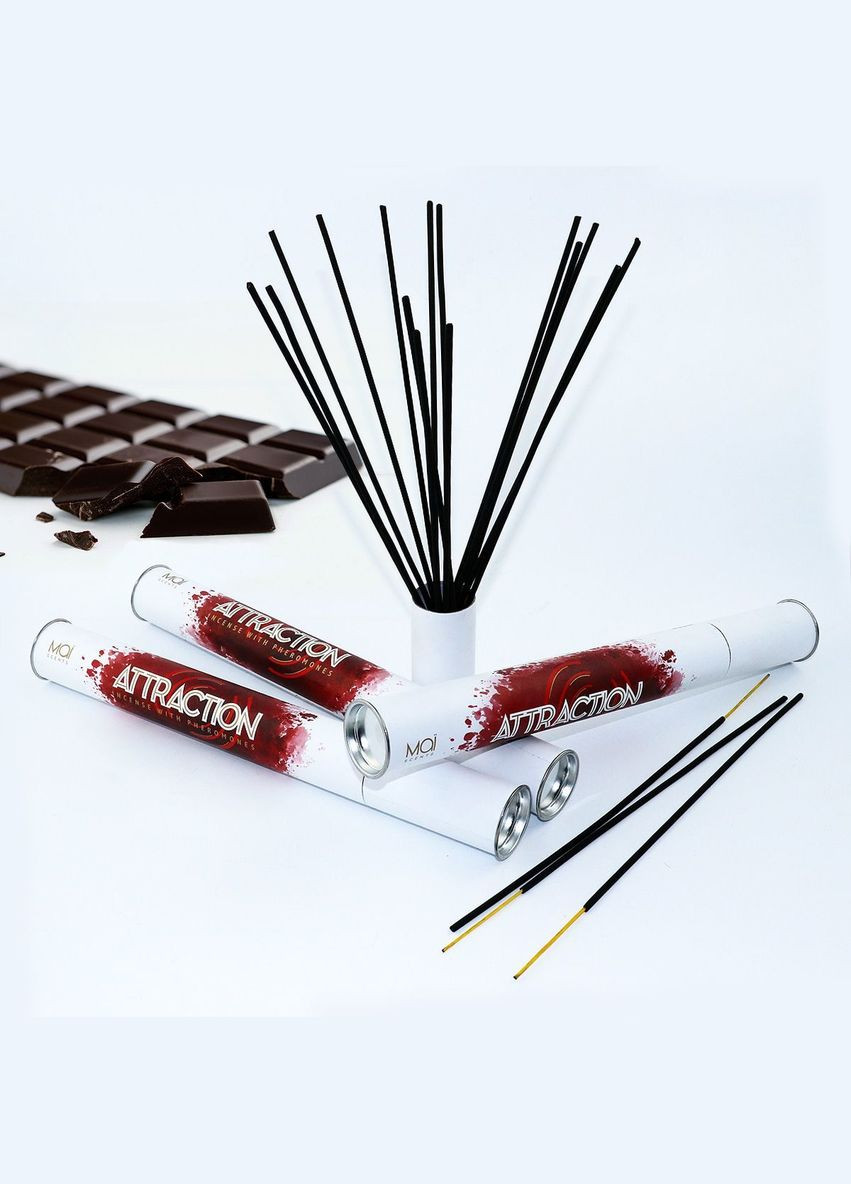 Ароматические палочки с феромонами и ароматом шоколада Chocolate (20 шт) для дома офиса магазина MAI (291439923)