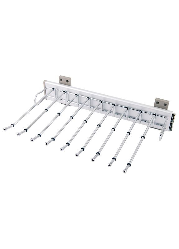 Брючница бокового крепления выдвижная Хром No Brand Брючниця (341377932)