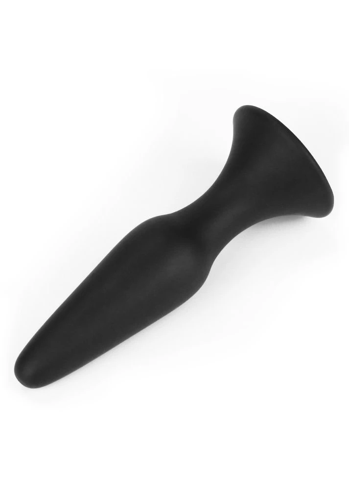Анальна пробка Lure Me Silicone Anal Plug Чорна L Lovetoy (282710697)