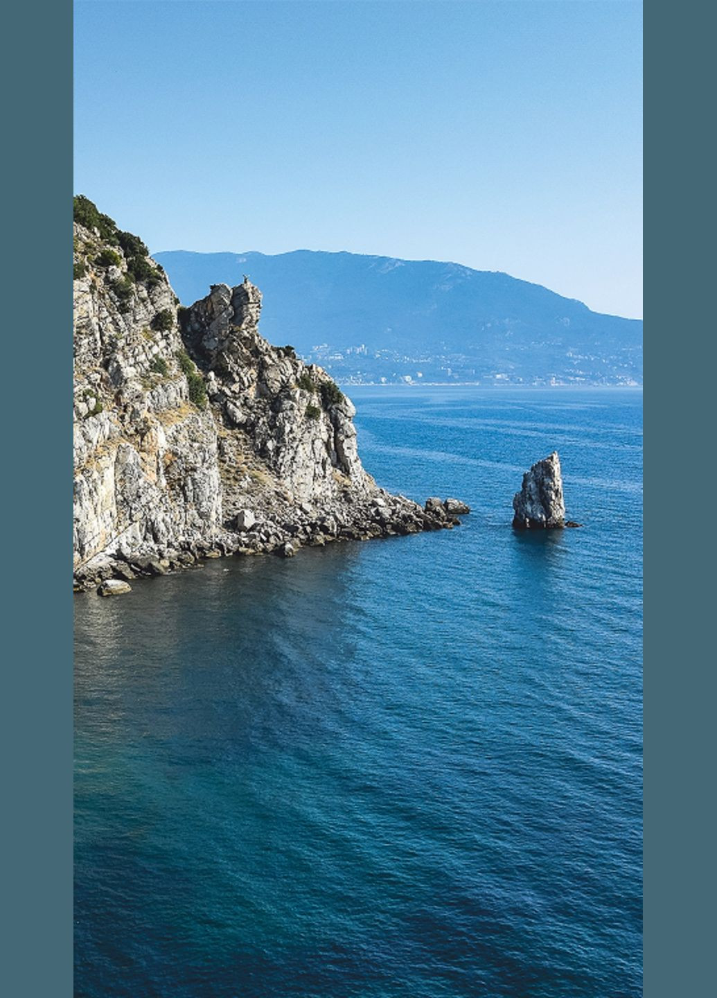 Картина-обігрівач "Лазурний берег" на плівці 120х200см/1кВт/220В Monocrystal (327416971)