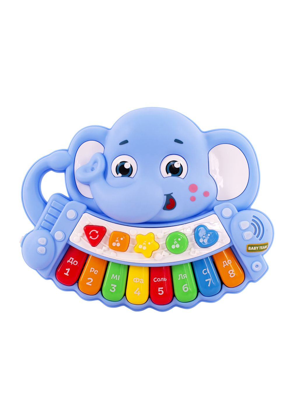 Игрушка музыкальная "Пианино Слонёнок" цвет разноцветный ЦБ-00250163 Baby Team (292706614)