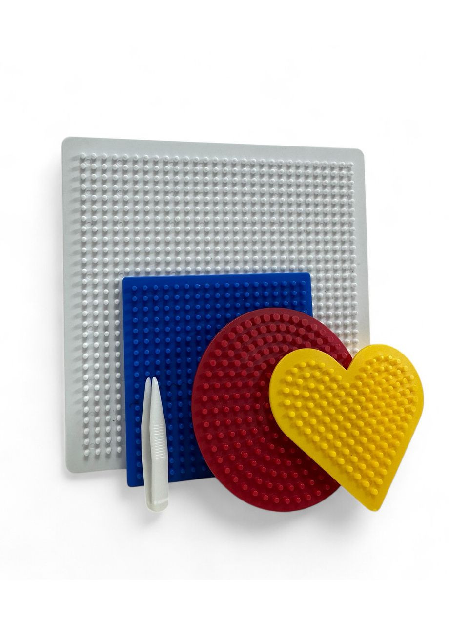 Набір форм для термомозаїки + пінцет IKEA PYSSLA (322832956)