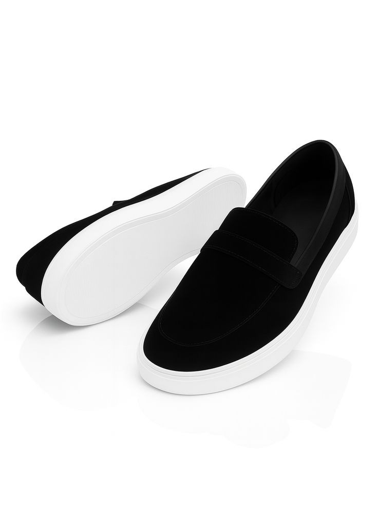 Черно-белые праздничные, коктейльные, повседневные, вечерние, классические мужские лоферы lux 2111 демисезонные замшевые черные Kindzer без шнурков