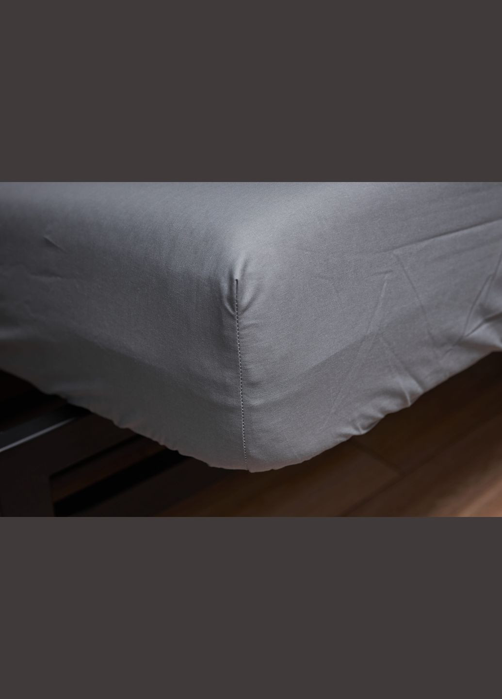 Простынь на резинке Бязь Gold Люкс 80х190х25 см (MS-850000261) Moon&Star Gray (295438974)