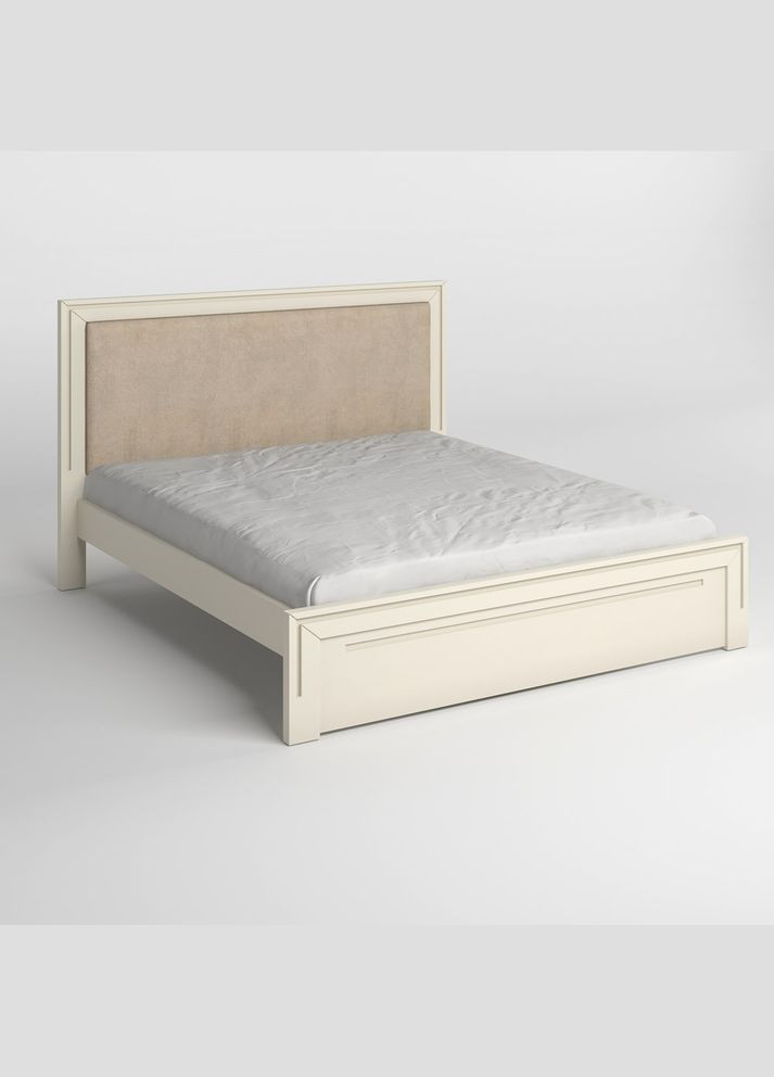 Двоспальне дерев'яне ліжко Торонто Т4 (S0505Y30R)/Аляска 23 (бежевий) 140х200 см (MBG-8192) Mebigrand (368280726)