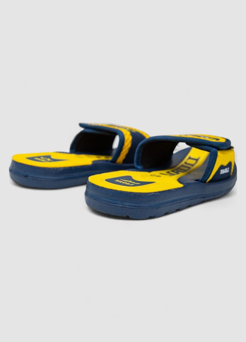 Желтые шлепанцы резиновые для мальчиков Ager