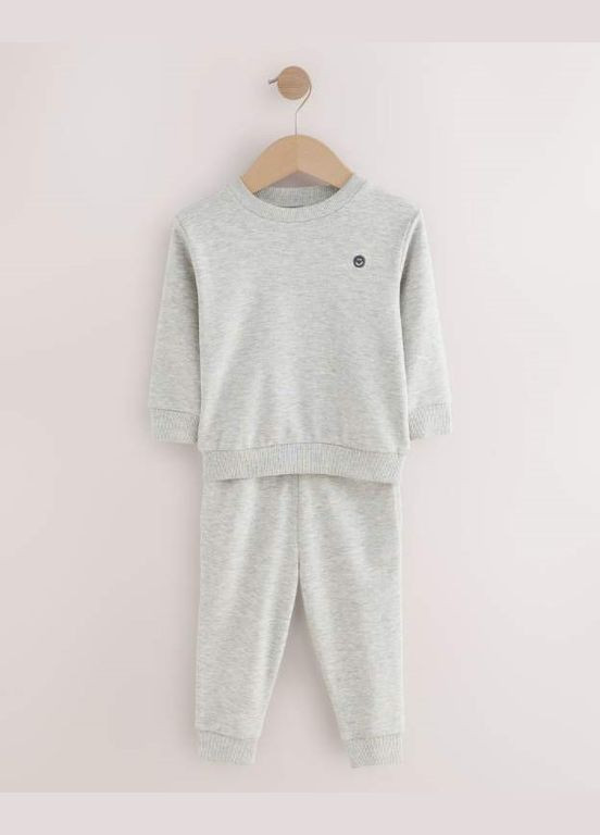 Комбінований демісезонний комплект з двунитки grey marl, розмір Next Trend 6946~01, Розмір 1,5-2 роки