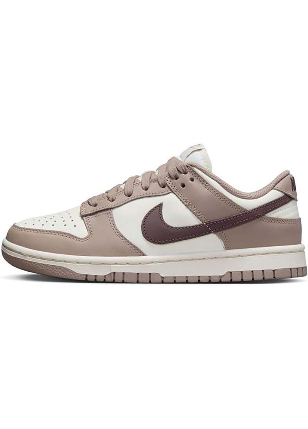 Жіночі Кросівки W DUNK LOW Бежевий Nike коричневі демісезони (367588288)