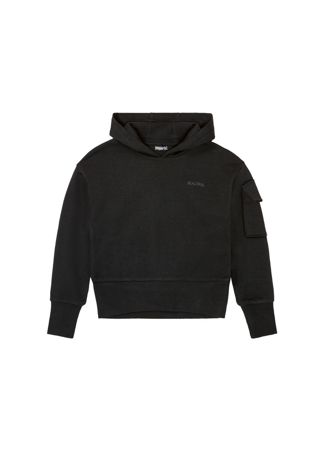 Худі двунитка для дівчинки LIDL 377533 чорний Pepperts (296909488)