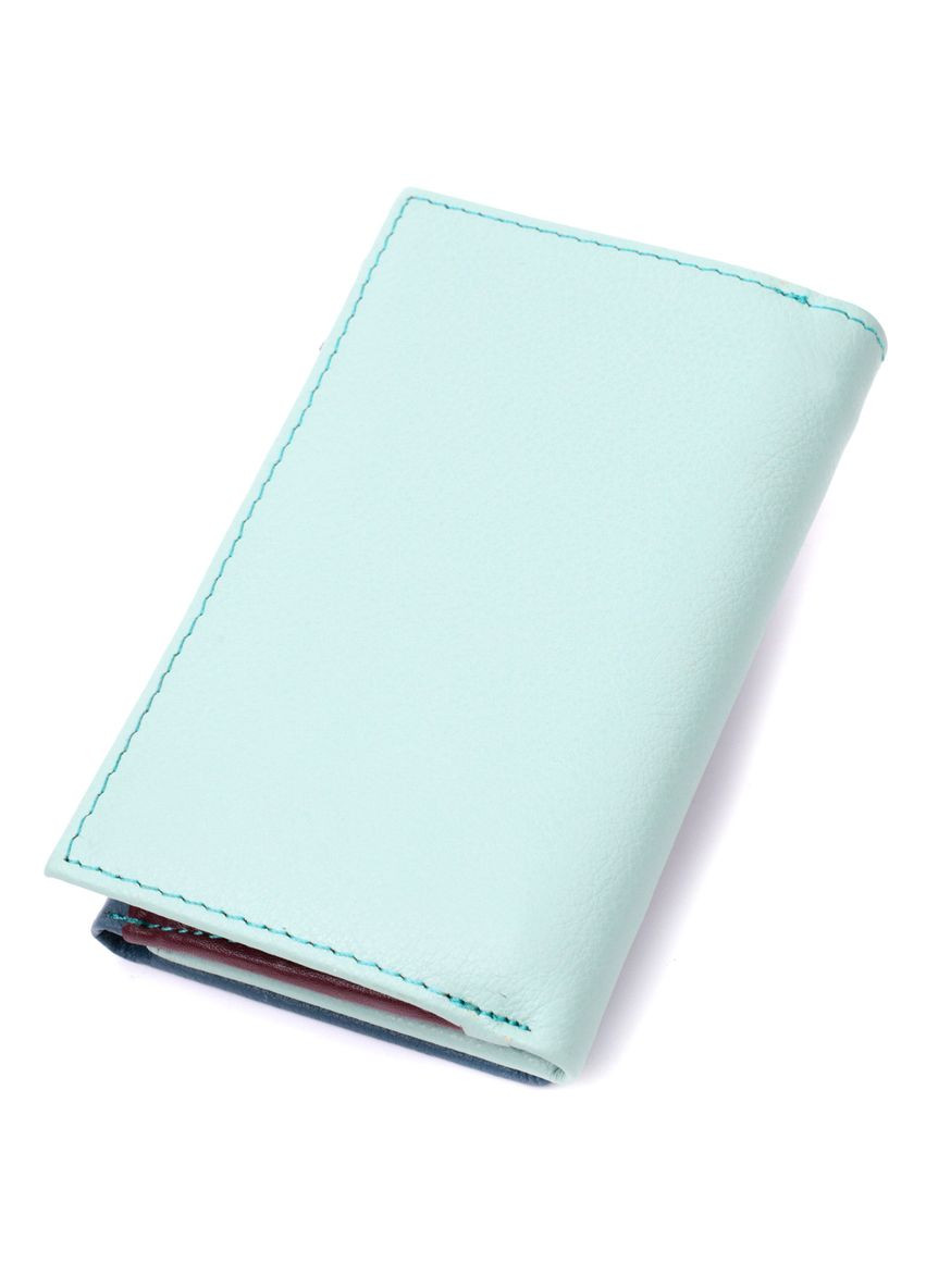 Женский кошелек из качественной натуральной кожи с монетницей 19459 Разноцветный st leather (306881617)