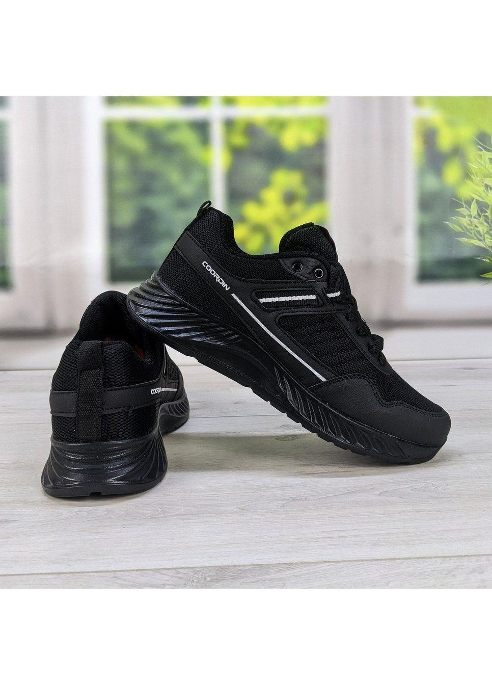 Чорні Осінні кросівки чоловічі демісезонні Wanderfull