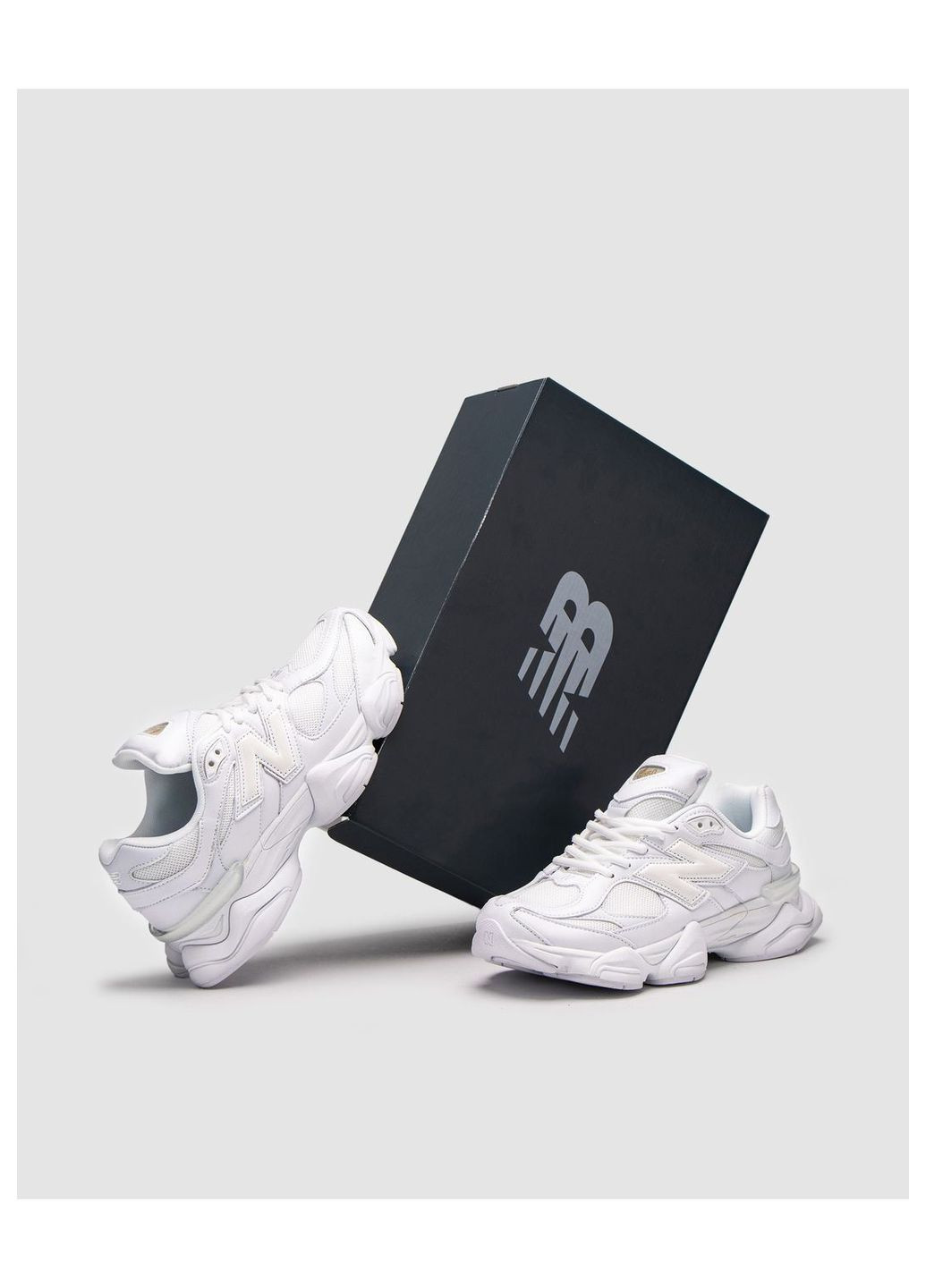 Кросівки New Balance New Balance 9060 'Triple White' No Brand 9060 'Triple White' білі демісезони (330577240)