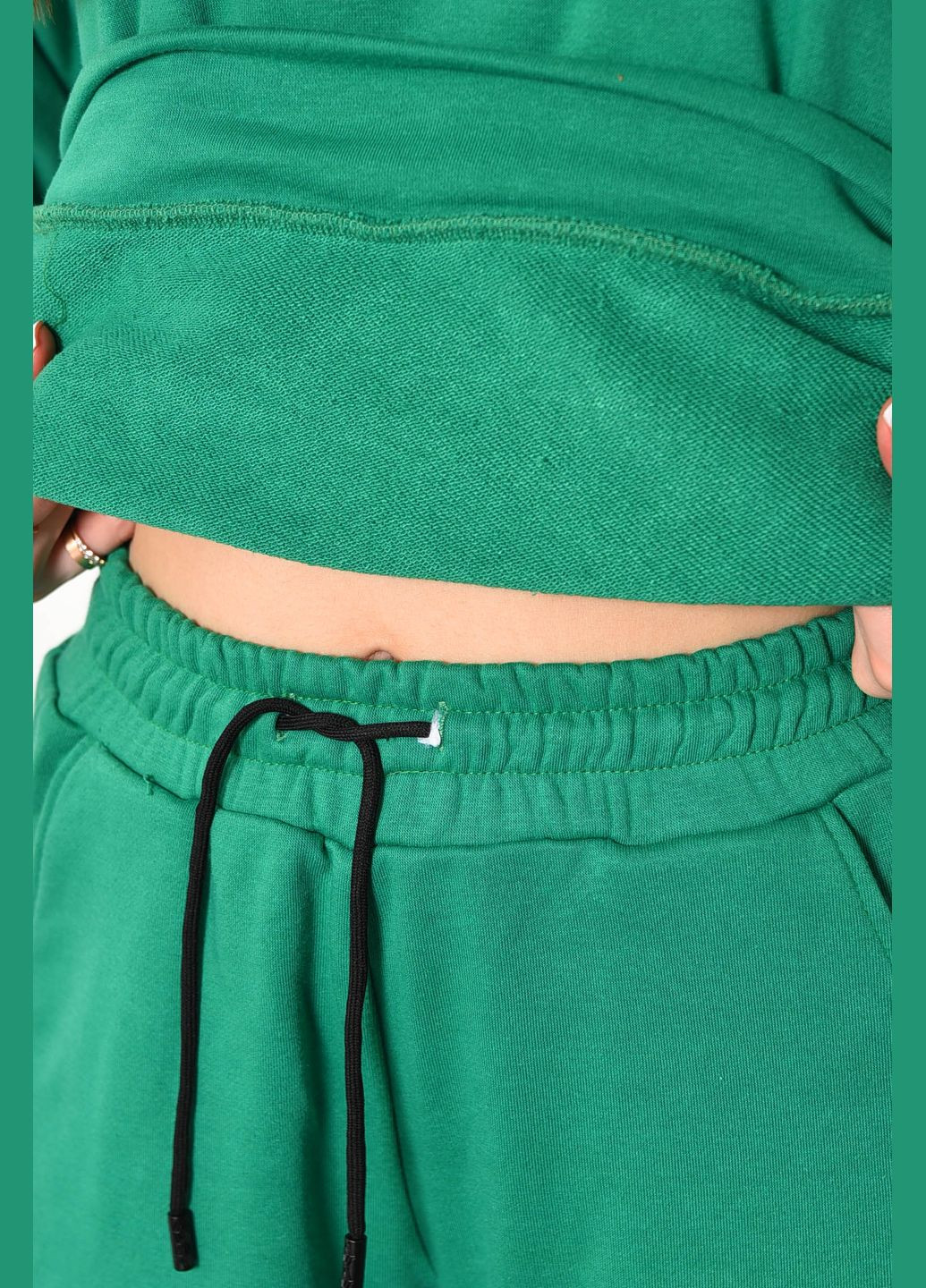 Спортивний костюм жіночий зеленого кольору Let's Shop (285692226)