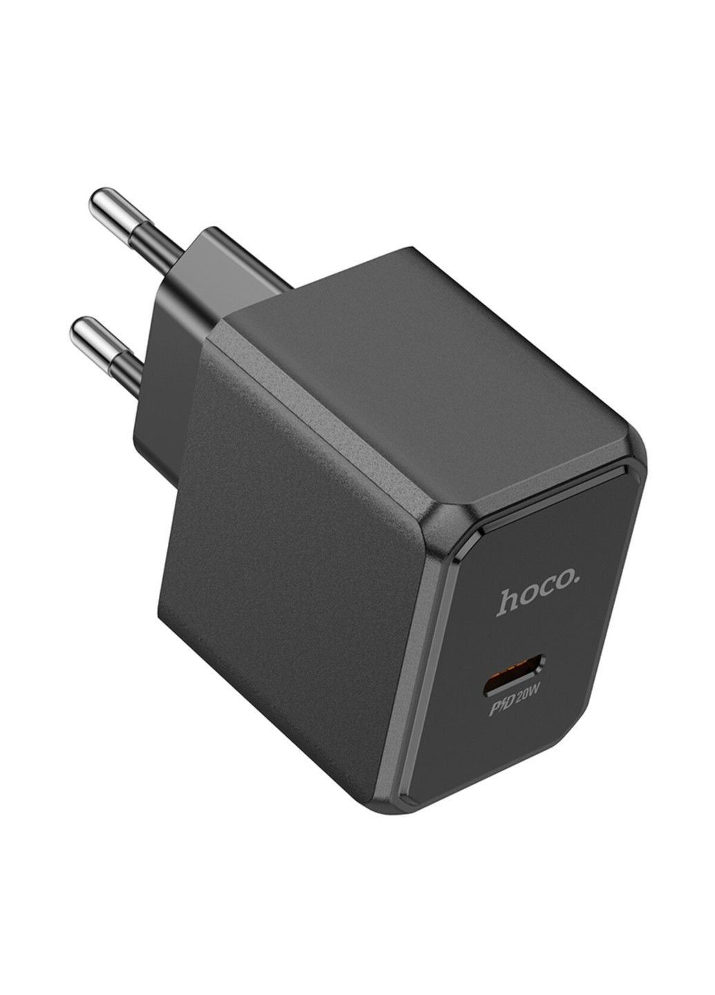 Мережевий зарядний пристрій CS13A Ocean single port PD20W charger Black Hoco (369456914)