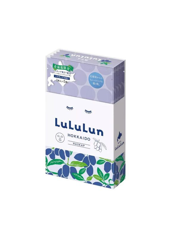 Premium Face Mask Hokkaido Haskap антиоксидантна маска з екстрактом жимолості, 1 шт х 5 уп LuLuLun (361384941)