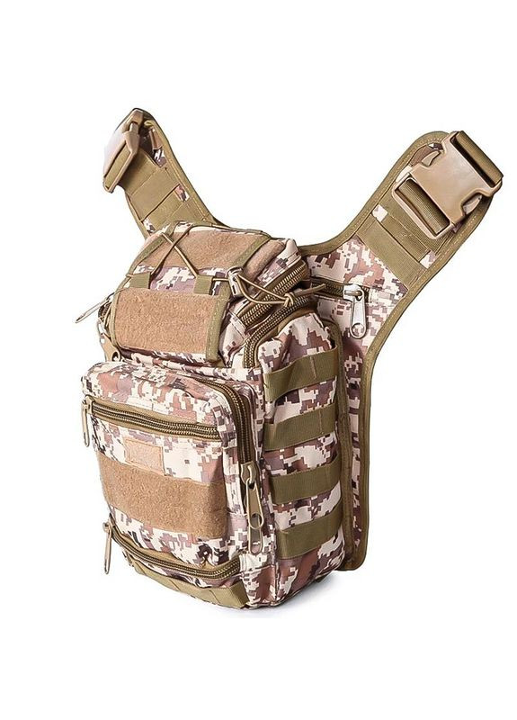 Сумка тактическая через плечо Outdoor A25 Sand Pixel Aokali (326806936)