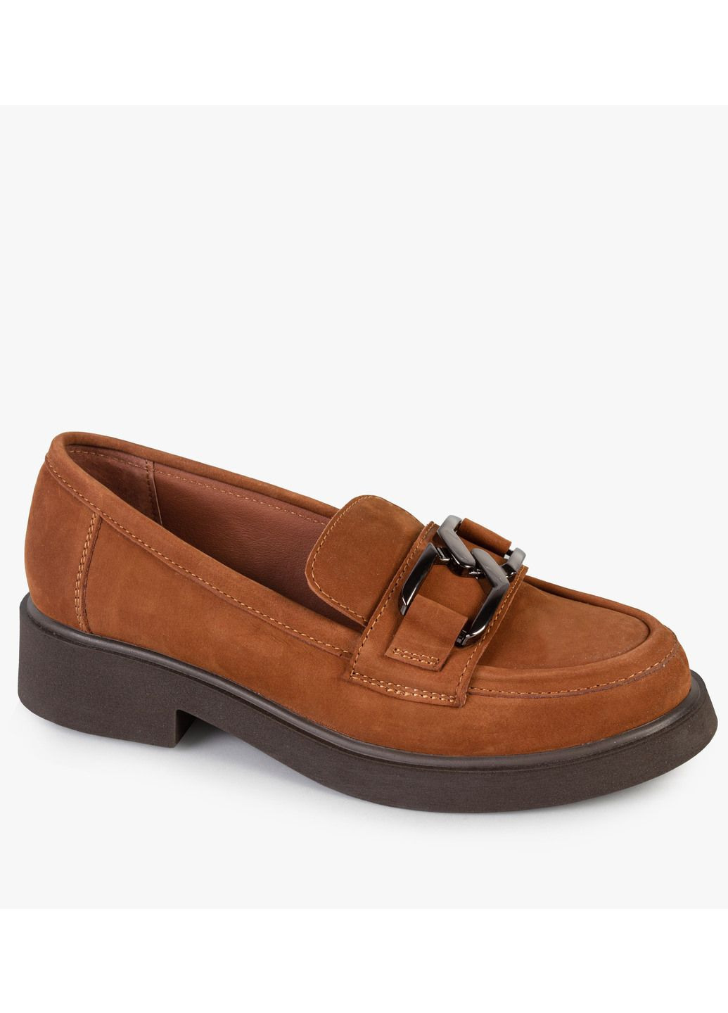 ModaMilano Туфли лоферы женские бренда 8200647_(3) оранжевый з натуральная замша, украина — демисезон (323442070)