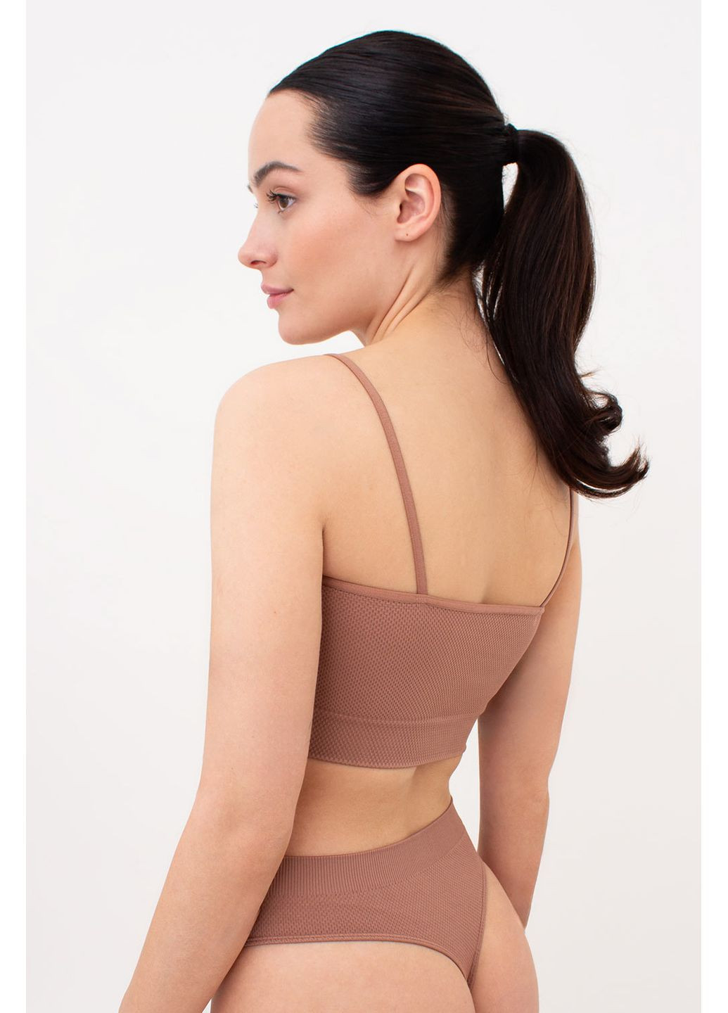 Безшовний топ на тонких бретелях Giulia TOP WITH STRAPS (351854128)