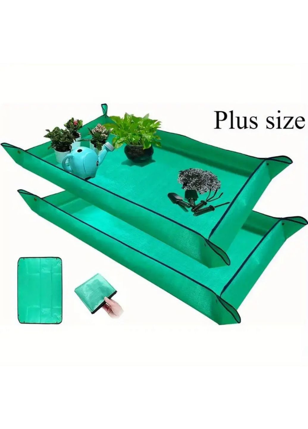 Складной садовый прямоугольный водонепроницаемый коврик для пересадки растений 75*100 см No Brand (323053157)