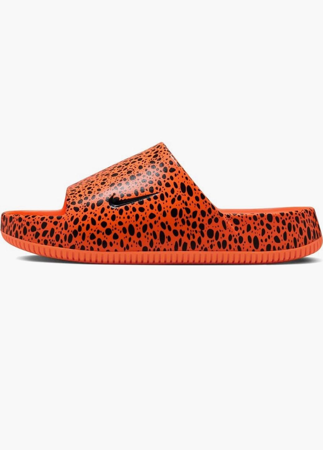 Оранжевые мужские тапочки calm slide orange/black hf1067-800 Nike