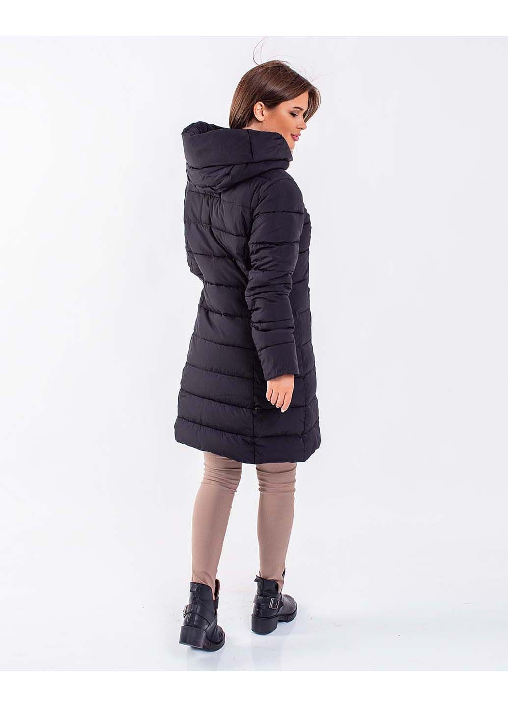 Чорний зимній Пуховик indigo.limited