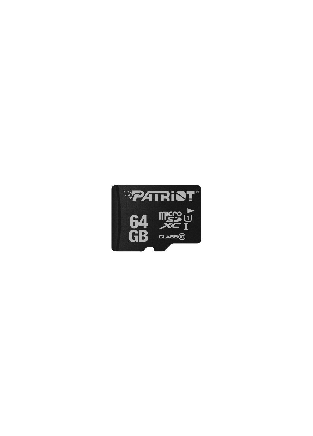 Картка пам'яті MicroSDXC (UHS1) LX Series 64Gb class 10 (adapter SD) Patriot (276714138)