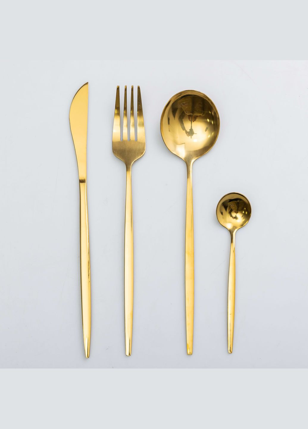 Набір столових приборів 24 предмети на 6 персон, золото Yiwu (324234914)