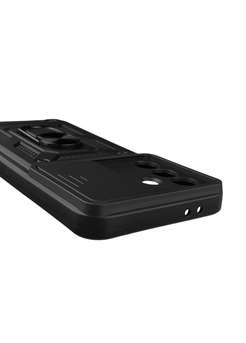 Чехол для Galaxy A36 5G (A366E) бронированный с кольцом со шторкой на самсунг а36 5г чёрный rg1 Samsung (366234021)