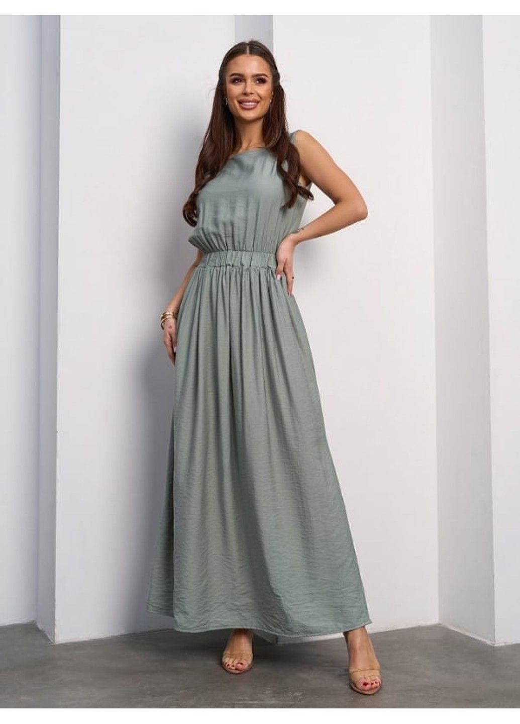 Оливковое повседневный платье issa pus 14063a оливковый ISSA PLUS