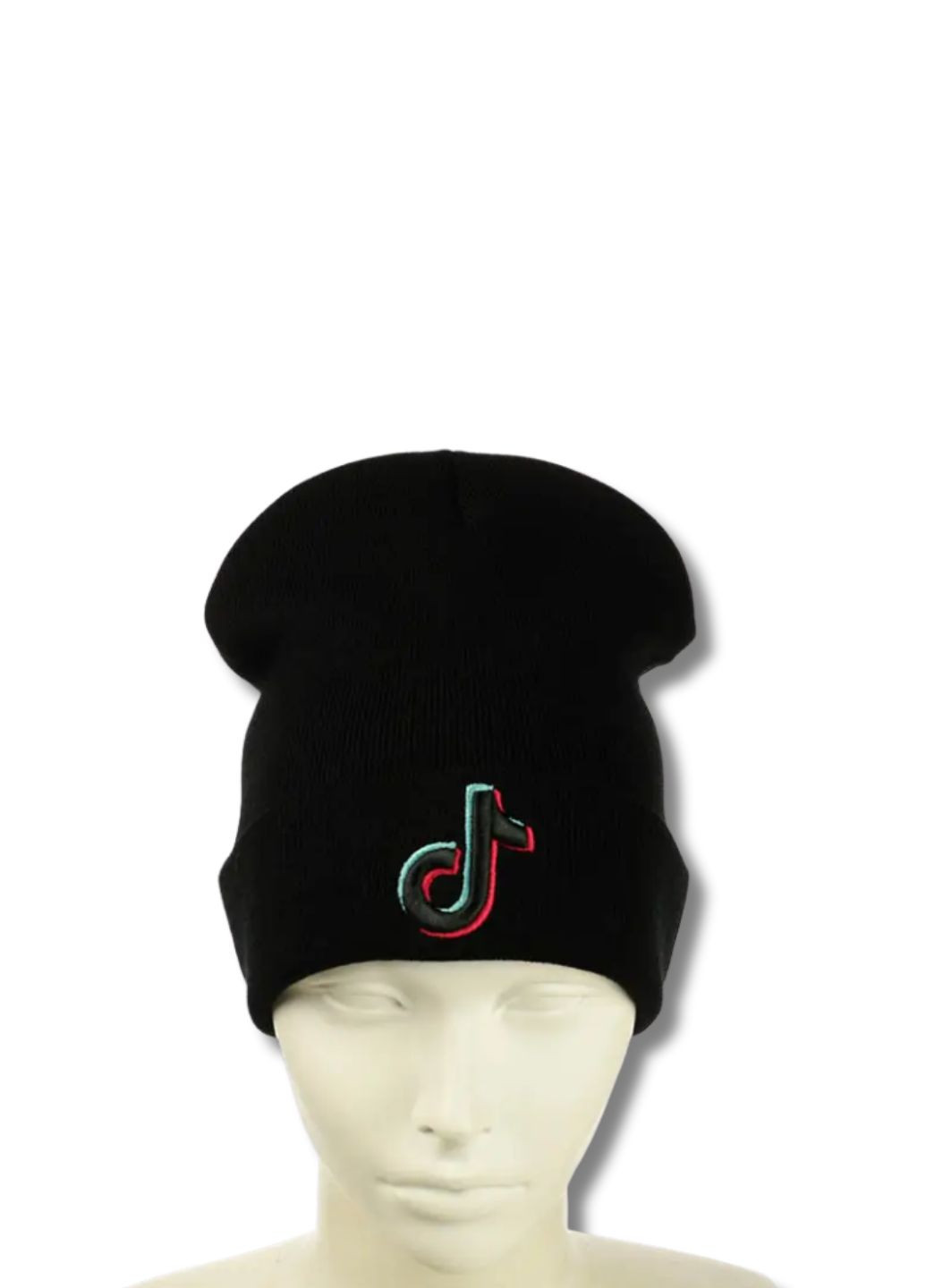 Детская демисезонная шапка бини ТикТок / TikTok No Brand Дитяча шапка біні з вишивкою (347146987)