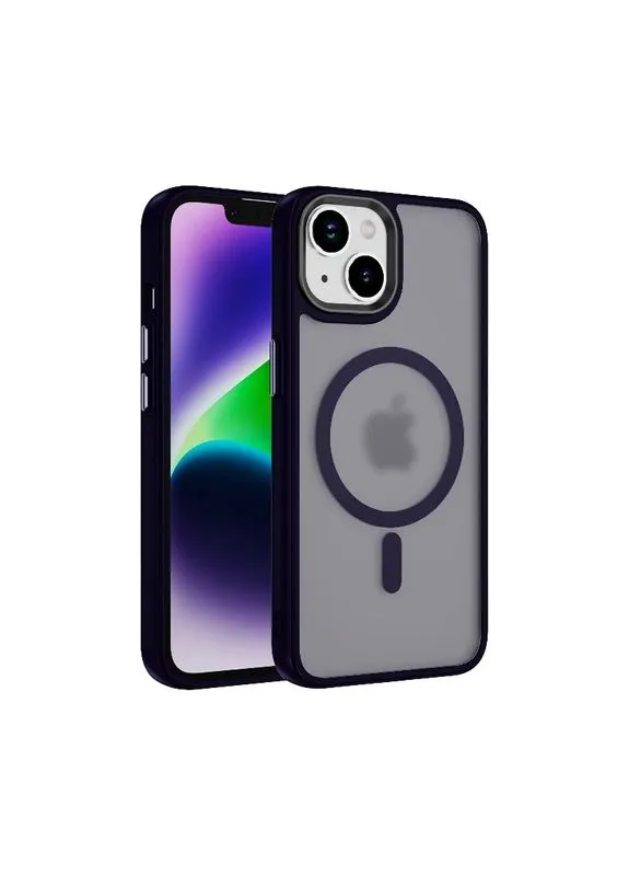 Чехол-накладка Matte Color with Magsafe для iPhone 14 Pro Max - deep purple China (402250532)