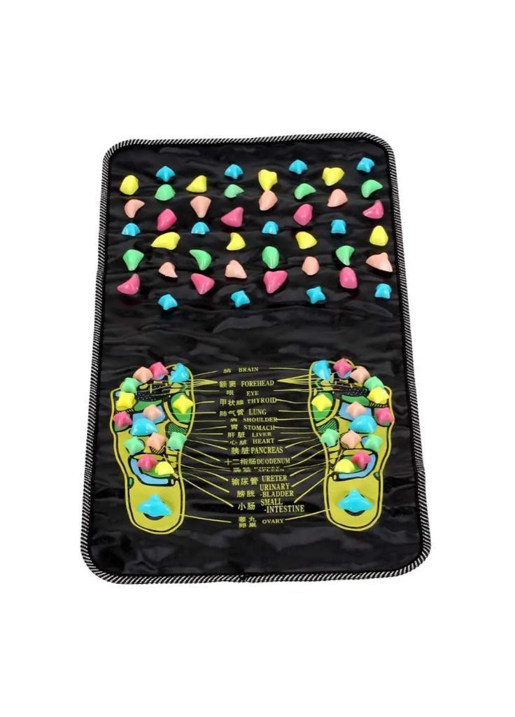 Массажный коврик в виде гальки (коврик для ног) No Brand - (362376216)