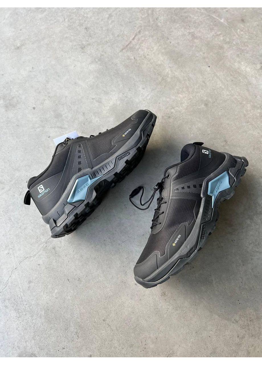 Чорні Осінні кросівки чоловічі salomon gtx 2 black gore-tex саломон No Brand