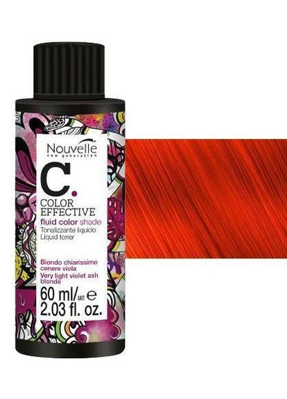 Тонуюча фарба для волосся 9.43 Дуже світлий абрикосовий блондин Liquid Toner, 60 мл Nouvelle (396358397)