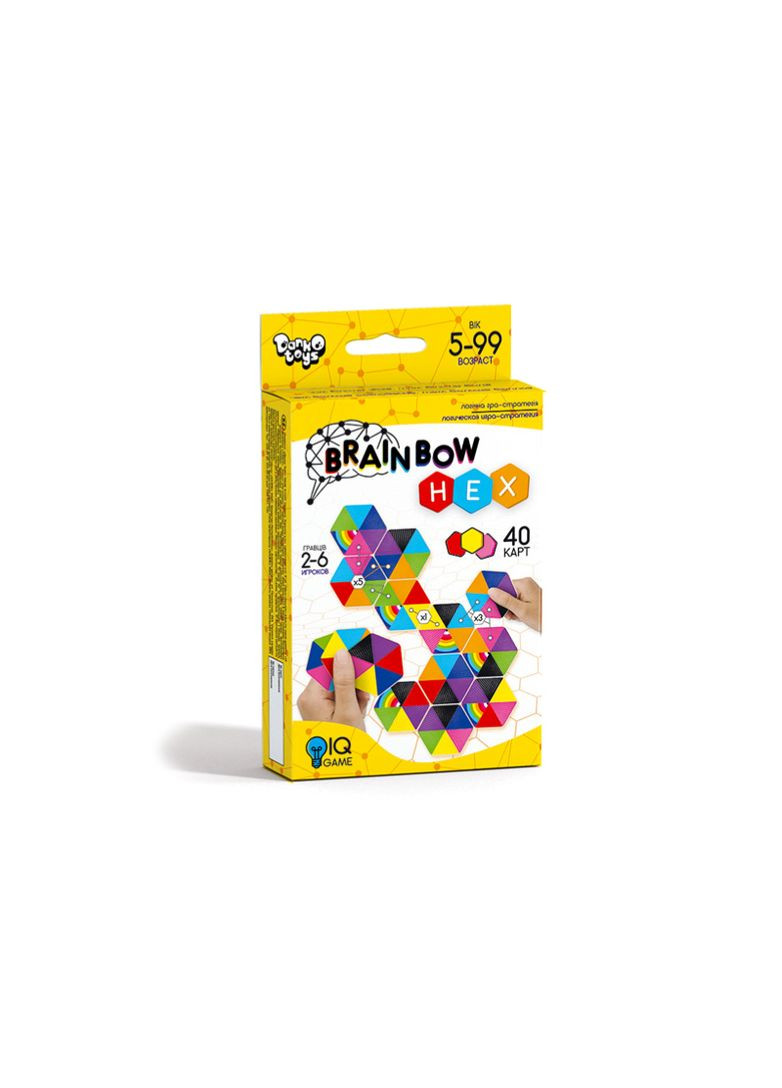 Розважальна настільна гра "Brainbow HEX" GBRH-01-01 (4823102811420) Danko Toys (292708016)