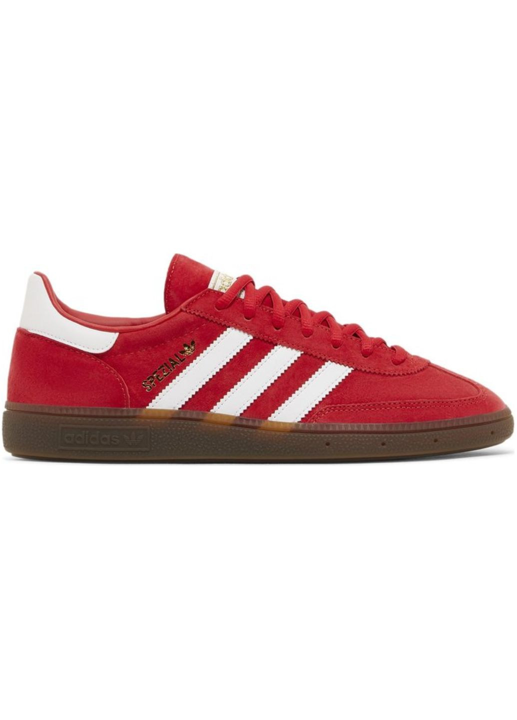 Красные кроссовки handball spezial scarlet red gum - fv1227 No Brand