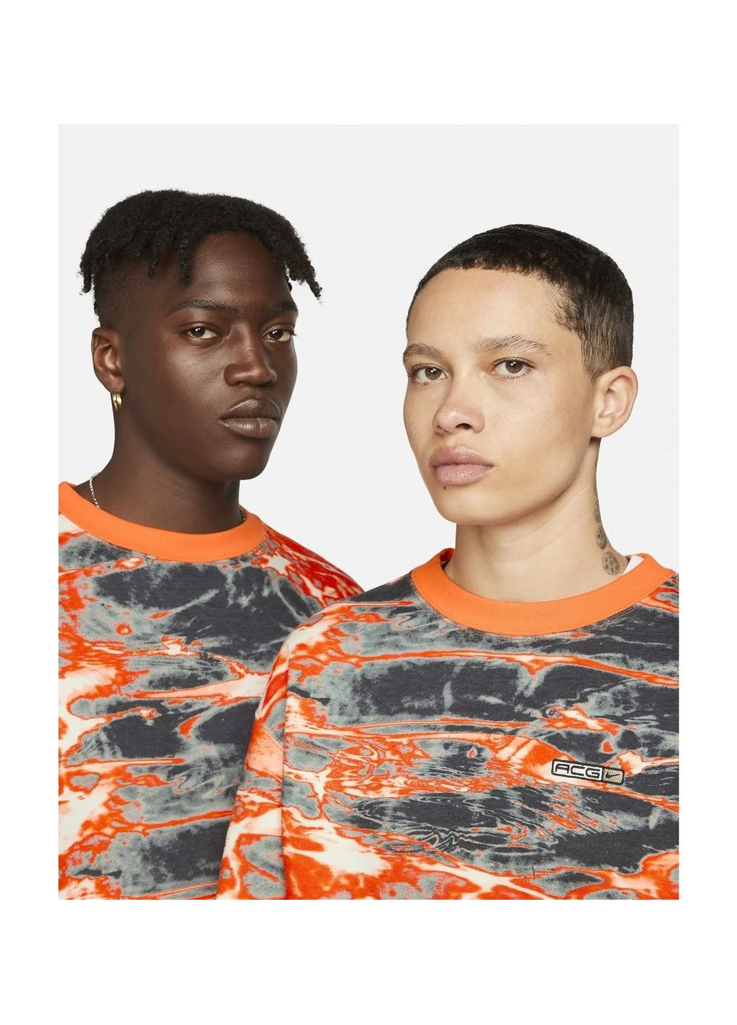 Свитшот унисекс Acg Therma-Fit Fleece Allover Print Crew Multi Nike (364662848)