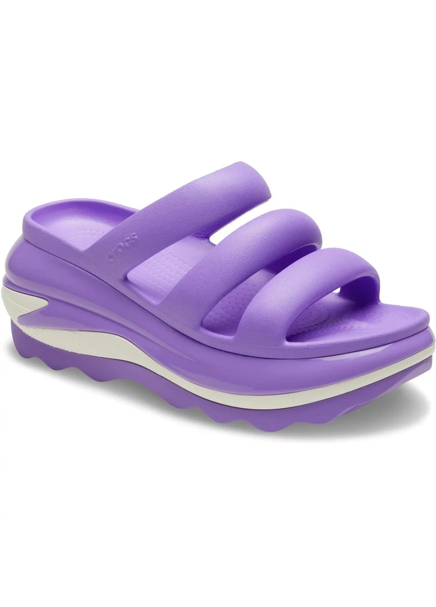 Фиолетовые шлепанцы mega crush triple strap Crocs