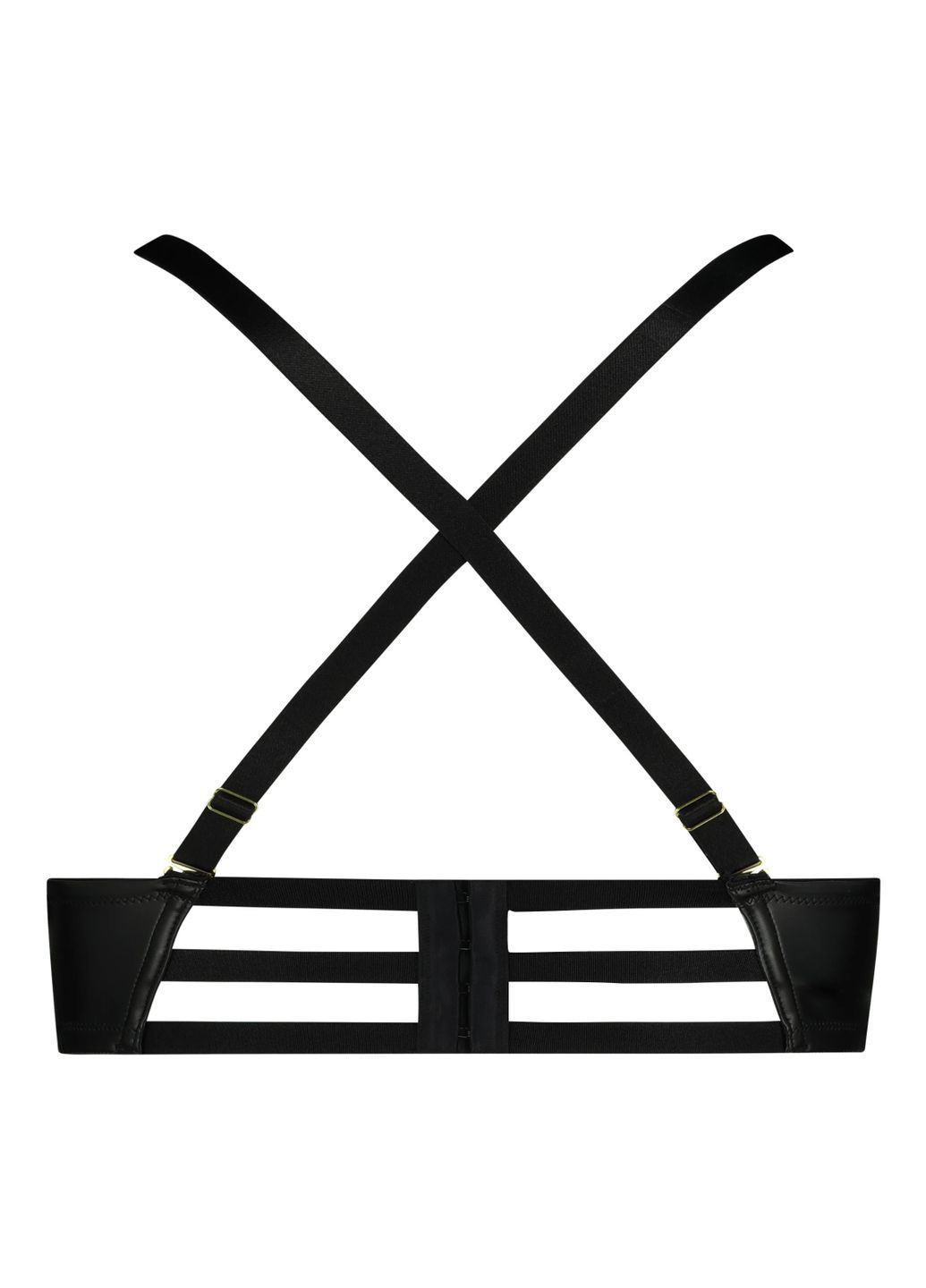 Чорний бралетт еротичний бюстгальтер Hunkemoller без кісточок поліуретан, поліестер, поліамід, еластан