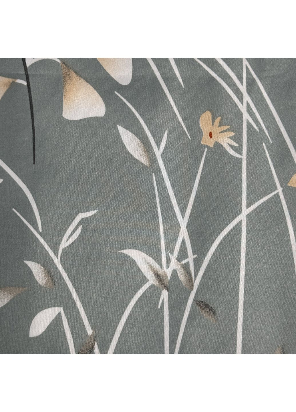 Постельное белье полуторное мятное Цветы Бязь Полиэстер 33283 Ananasko (367912869)