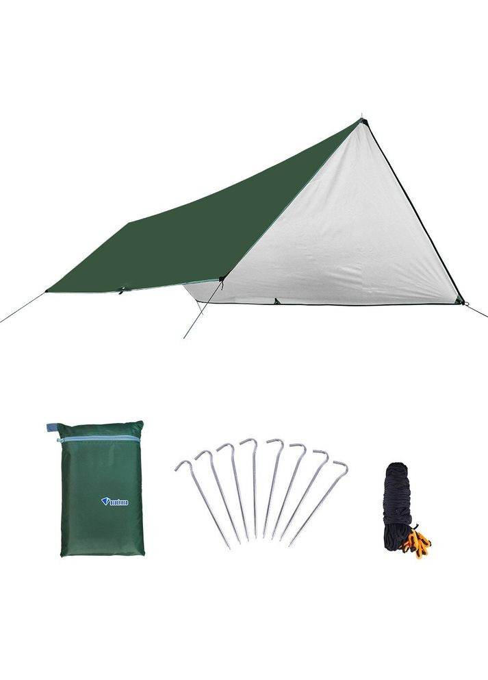 Тент туристичний Водонепроникний L 3Х6 метра Темно-зелений (82355395) Bluefield (349844226)