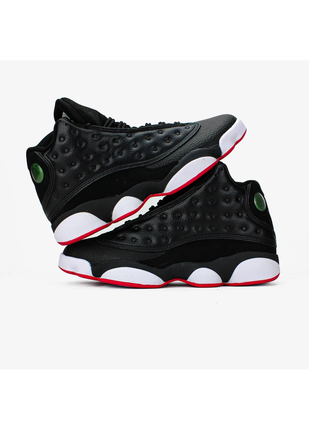 Чорні кросівки чоловічі і жіночі nike air jordan 13 retro 'playoff' | найк аір джордан 13 ретро чорні демісезон No Brand