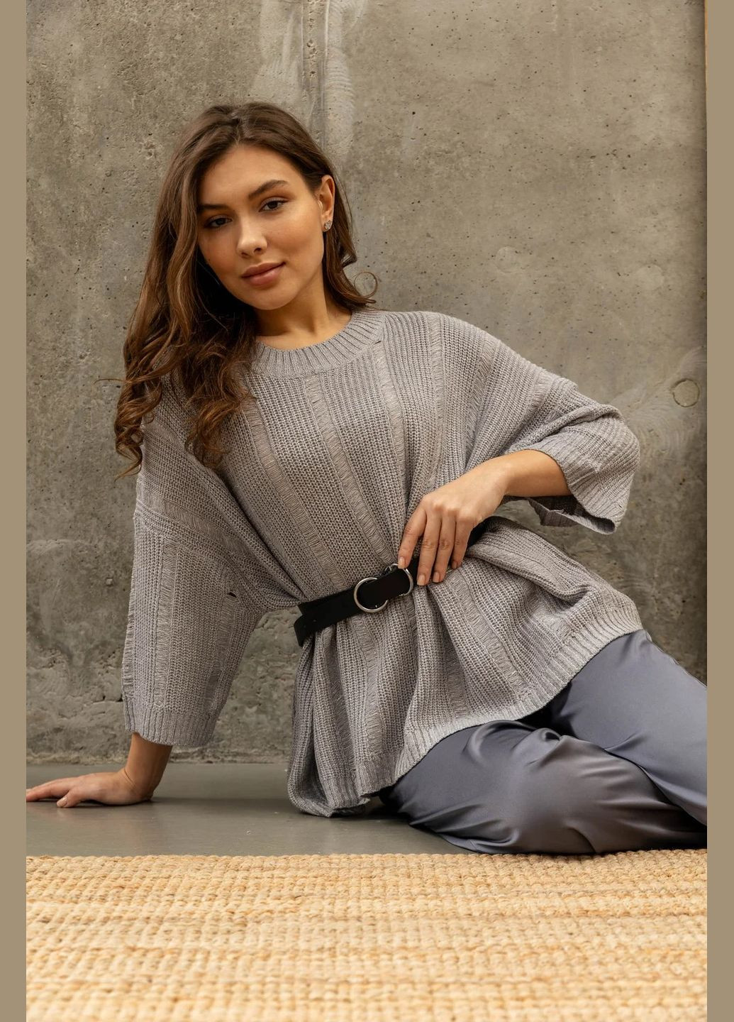 Сірий демісезонний джемпер джемпер Seventeen