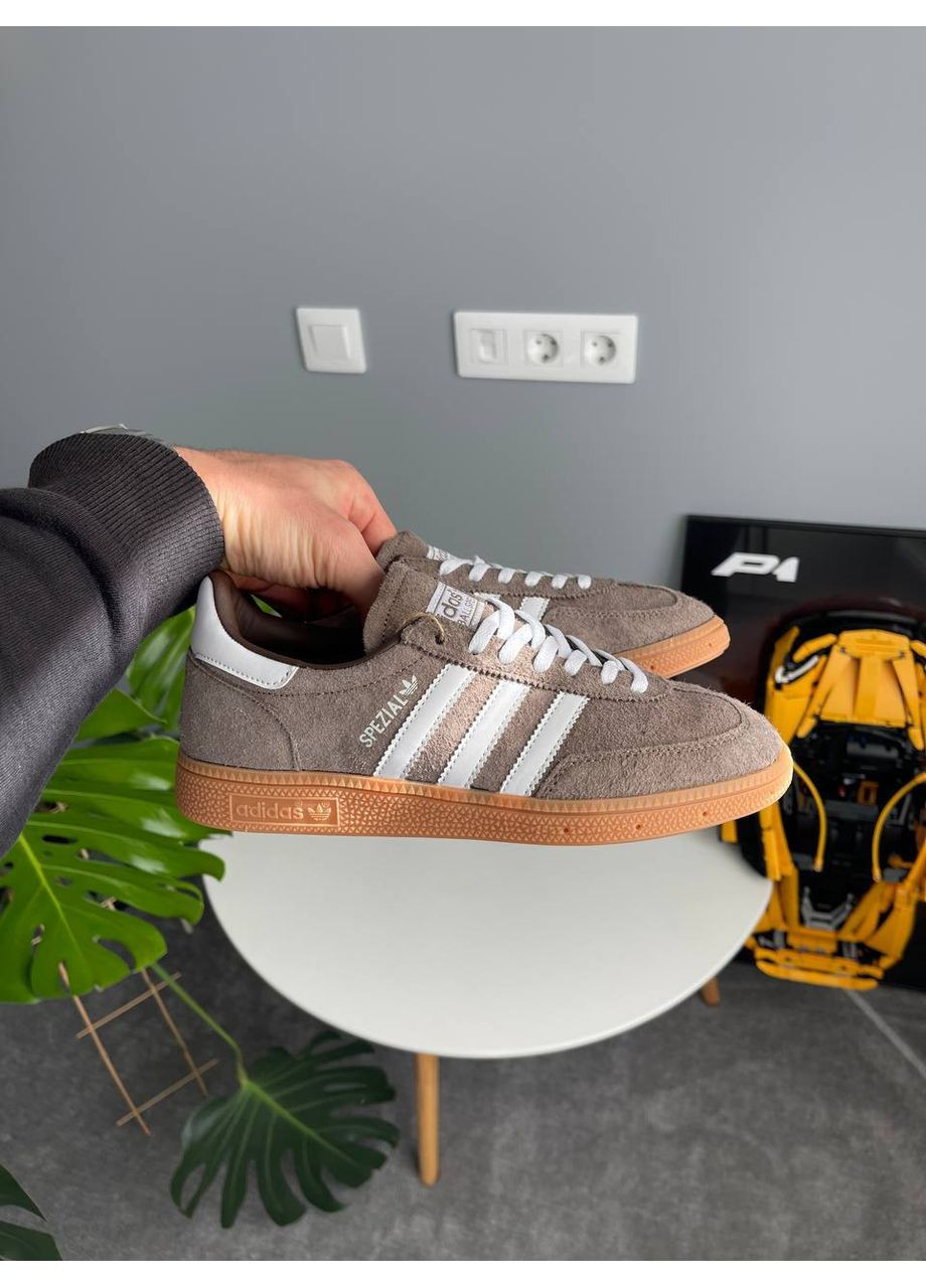 Бежеві Осінні кросівки чоловічі і жіночі adidas spezial handball beige | адідас спеціал бежеві No Brand