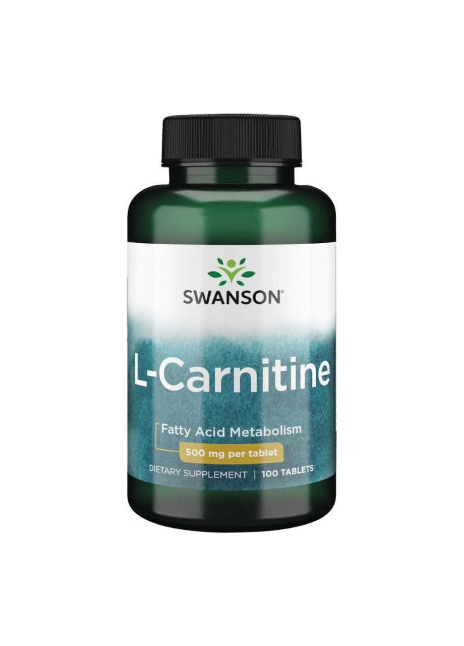 L-Carnitine 500mg - 100caps Swanson (369399489)