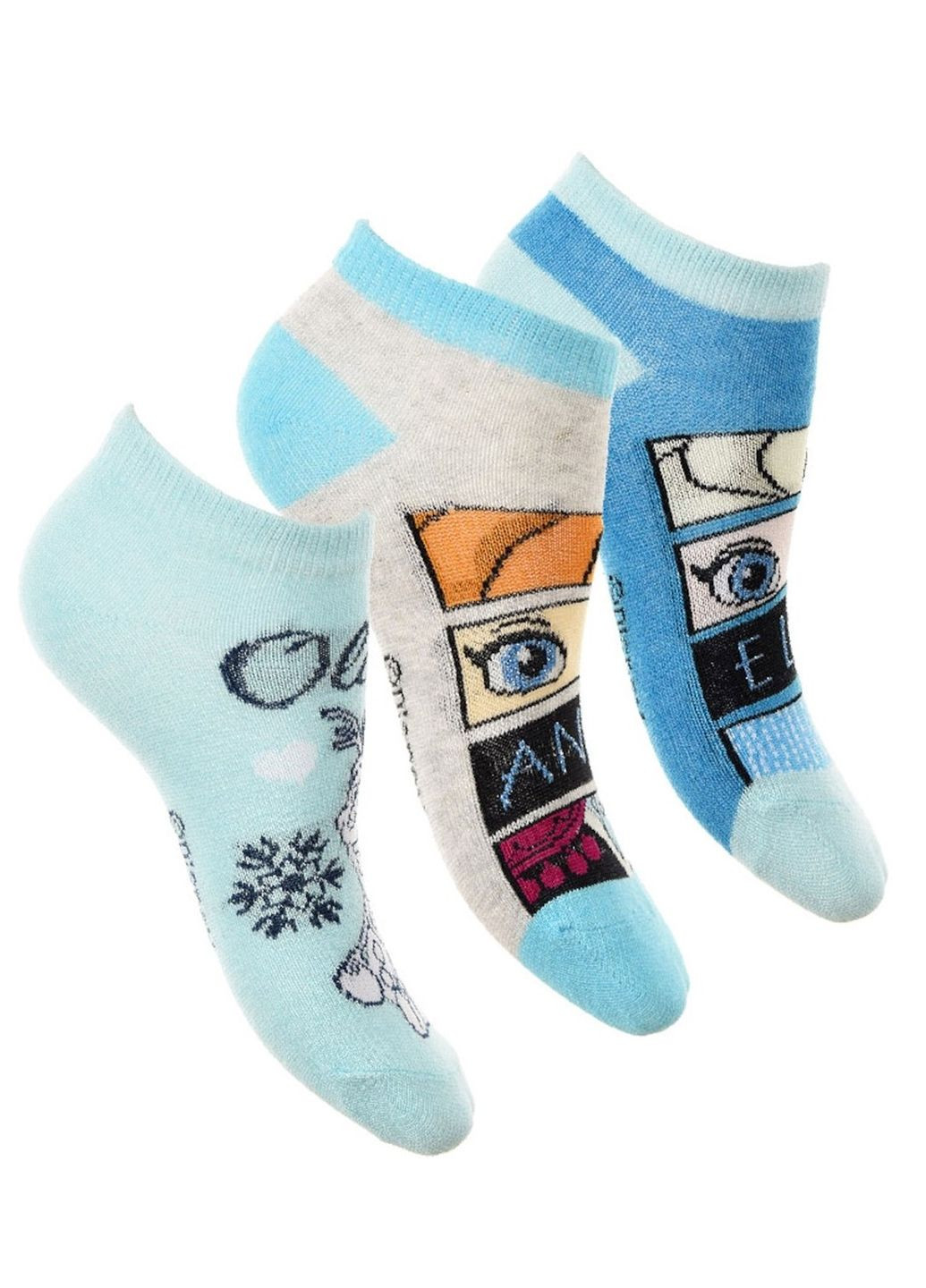 Носки 3 пары Frozen (Холодное Сердце) SE0609_1 EU Disney шкарпетки 3шт. (292253196)
