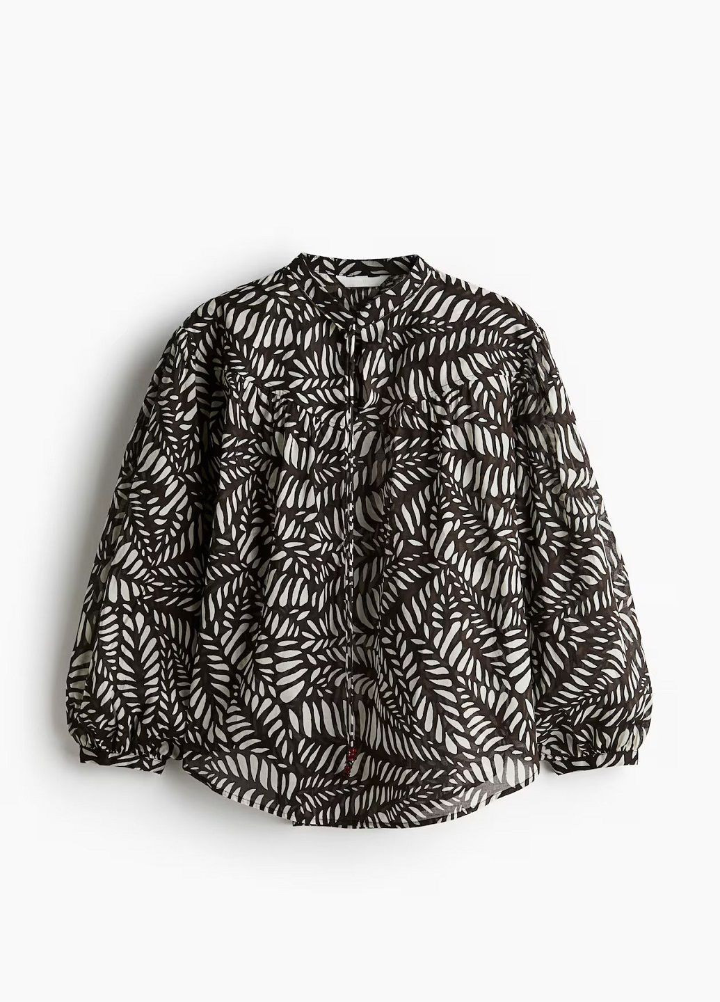 Темно-коричнева блузка H&M