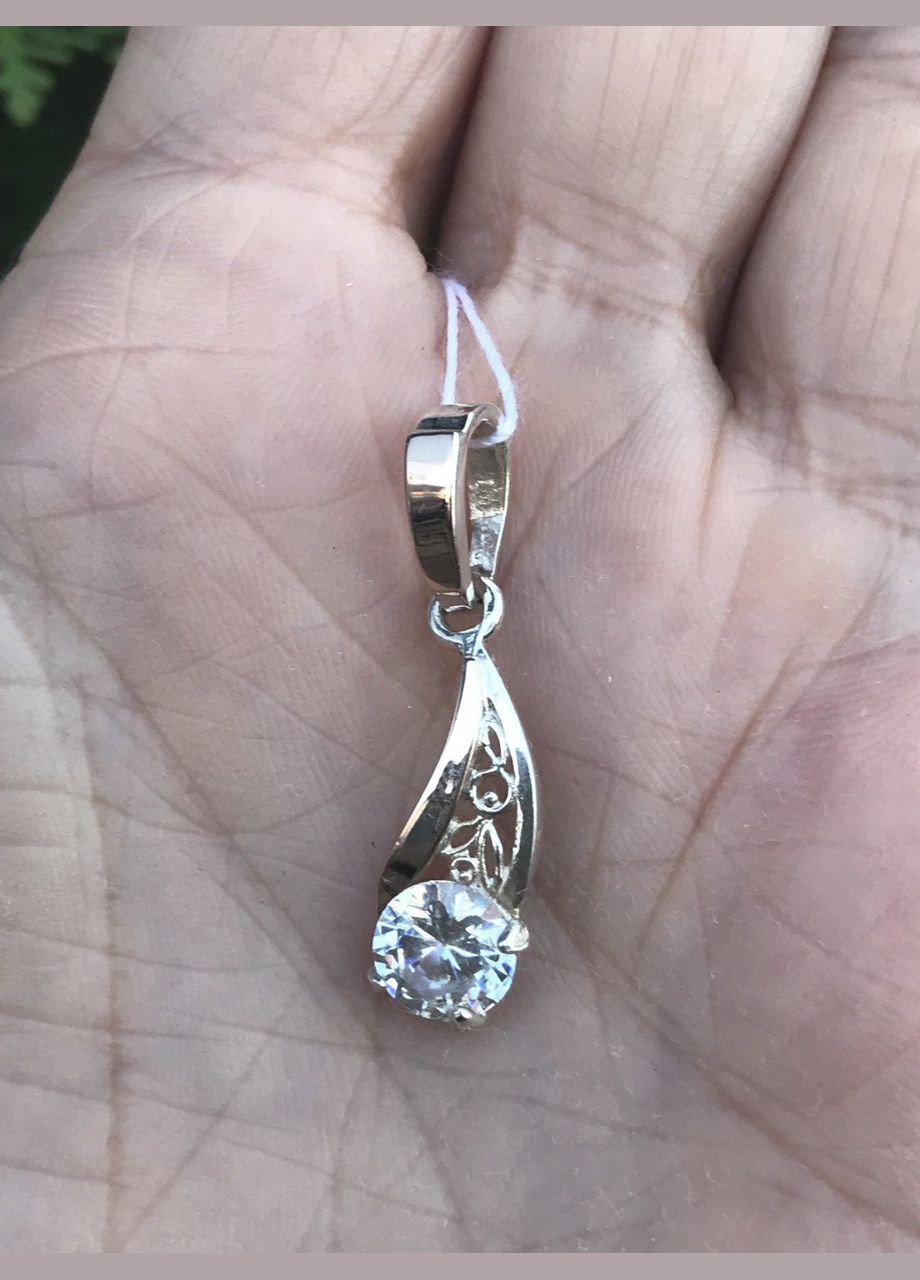 Подвес серебряный с золотом 0284.20 No Brand (316397864)