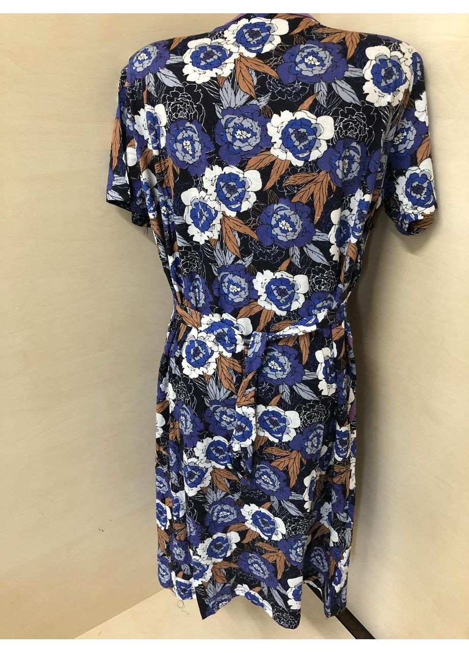 Жіночий літній халат короткий рукав блискавка великі розміри 60 62 66 60 No Brand (371684367)