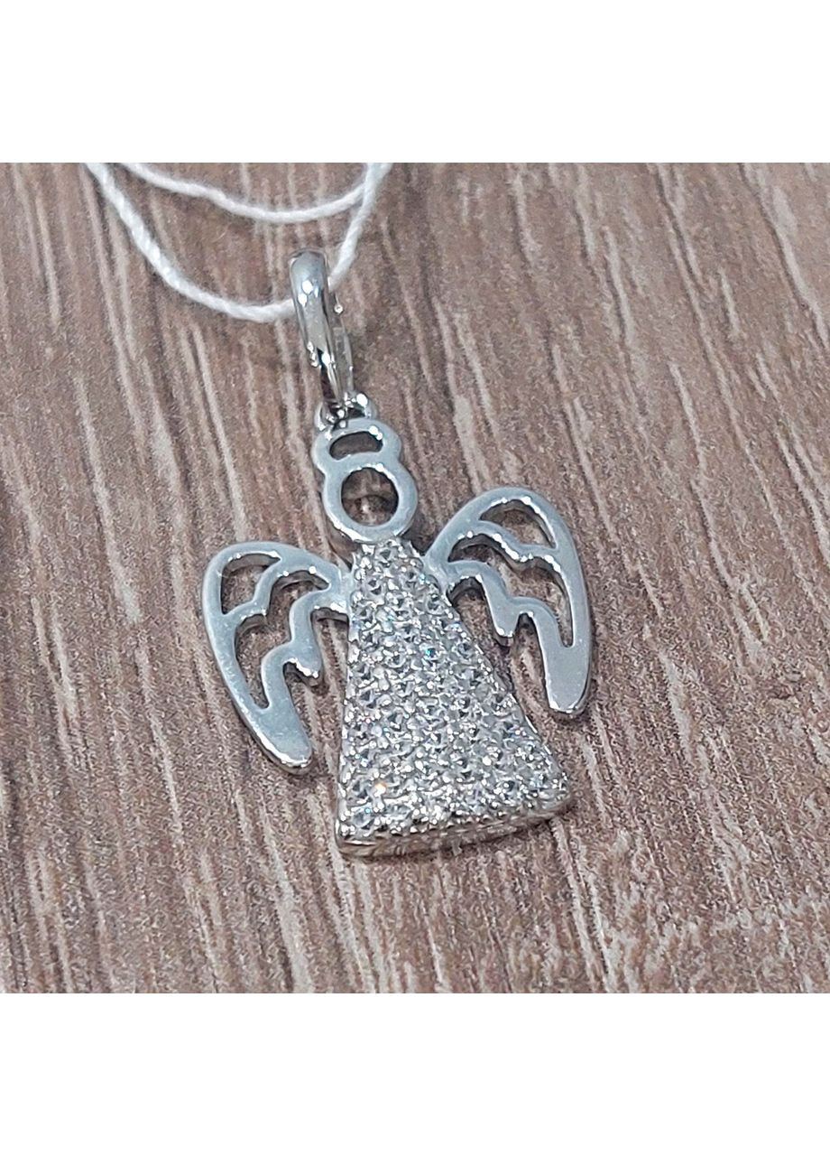 Кулон срібний Ангел-Охоронець із фіанітами No Brand (355922003)